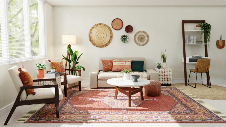 how to decorate a round coffee table