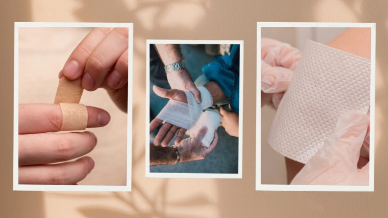 how to remove a bandage stuck to wound