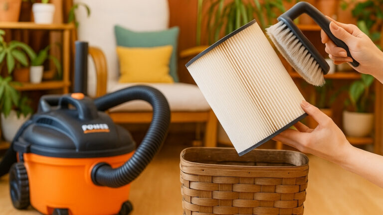 can you wash vacuum filters