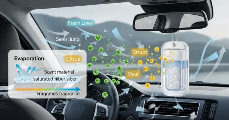 how do car air fresheners work