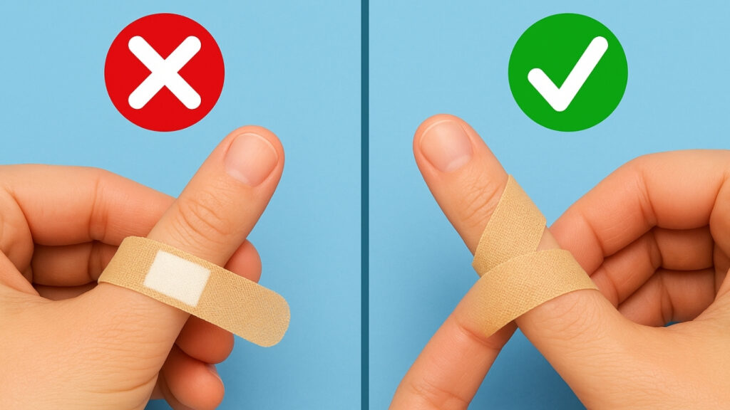 how do you put on a knuckle bandage
