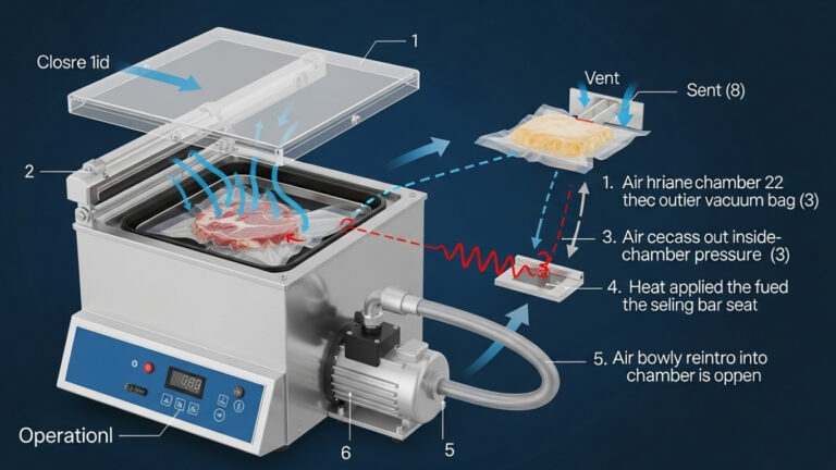 how does a chamber vacuum sealer work
