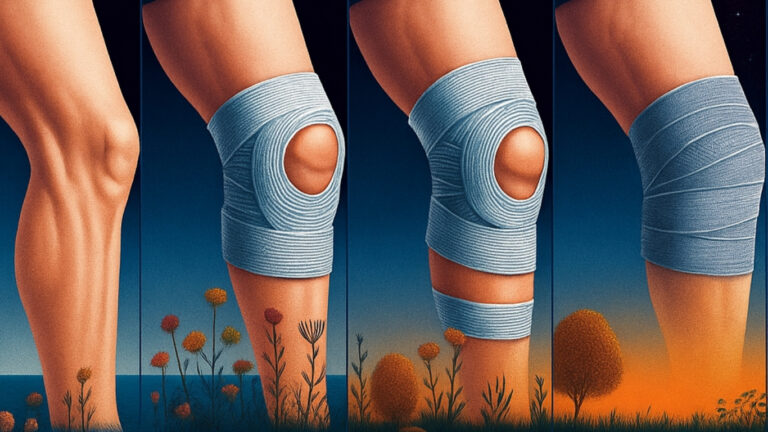 how long to wear ace bandage after knee surgery