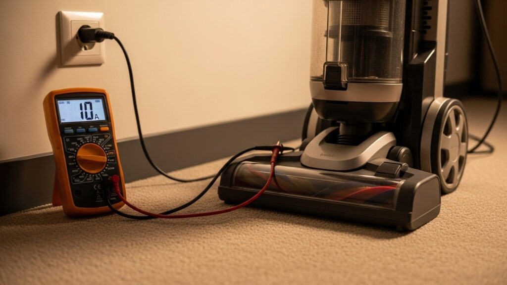 how many amps does a vacuum use