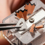 how to get blades out of a pencil sharpener