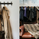 how to hang a coat rack on the wall
