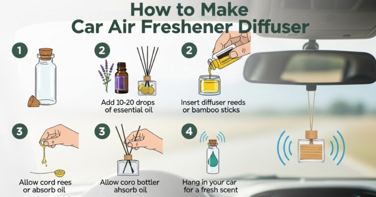 how to make car air freshener diffuser