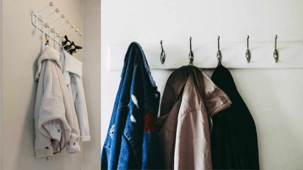 how to mount coat rack