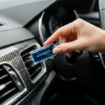 how to put an air freshener in car