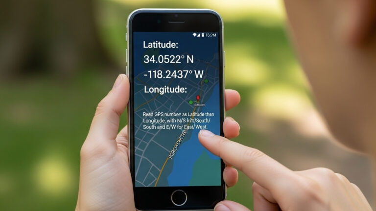 how to read gps numbers