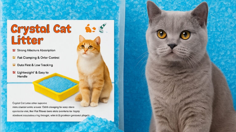 is crystal cat litter safe
