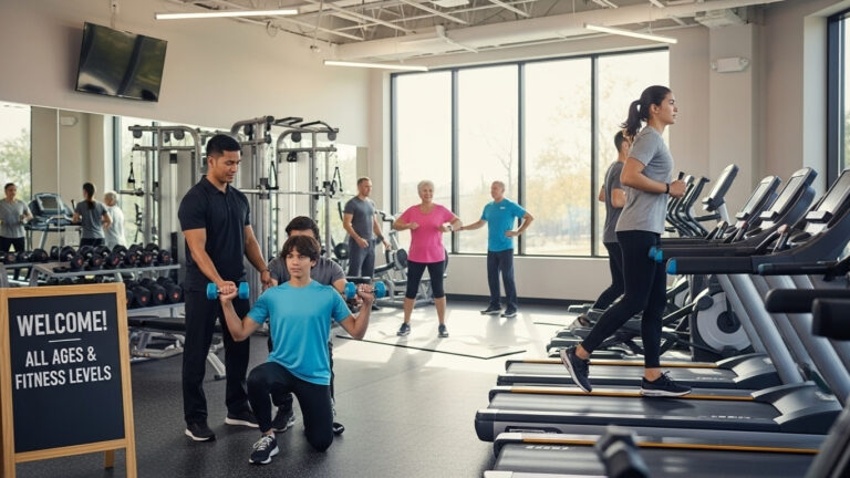 what age can you be to go to the gym