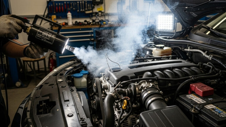 what does a vacuum leak sound like