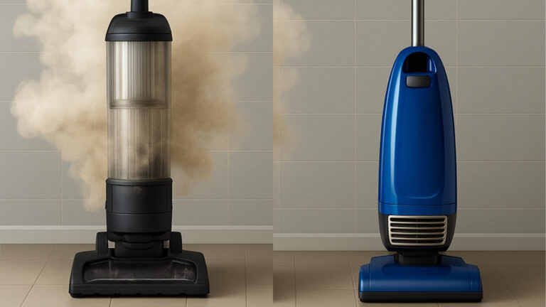 why is my vacuum spitting stuff back out