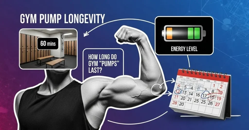 how long do pumps last gym