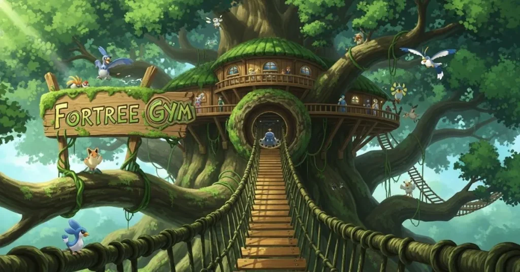 how to get into the fortree gym