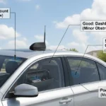 where to mount gps antenna on car